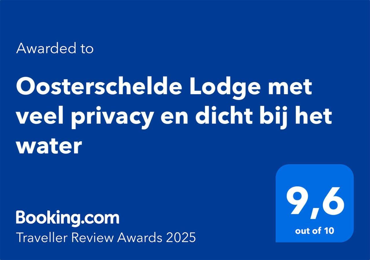 Oosterschelde Lodge Met Veel Privacy En Dicht Bij Het Water Scherpenisse Eksteriør billede